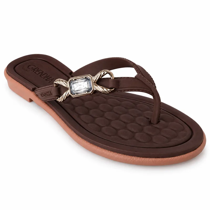Chinelo Grendha, Marrom Urso