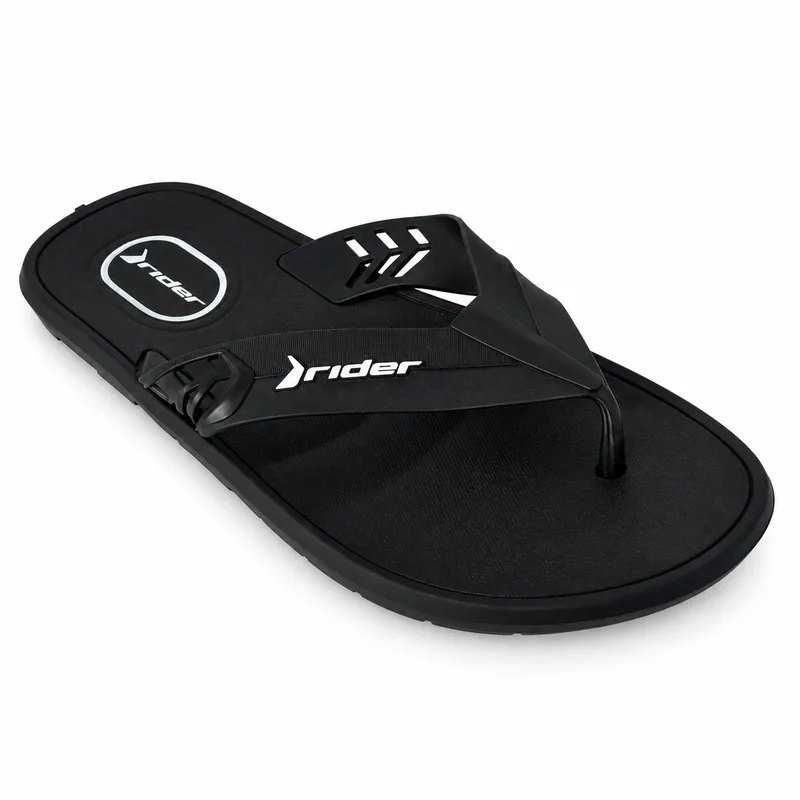Chinelo Rider, Preto/Branco
