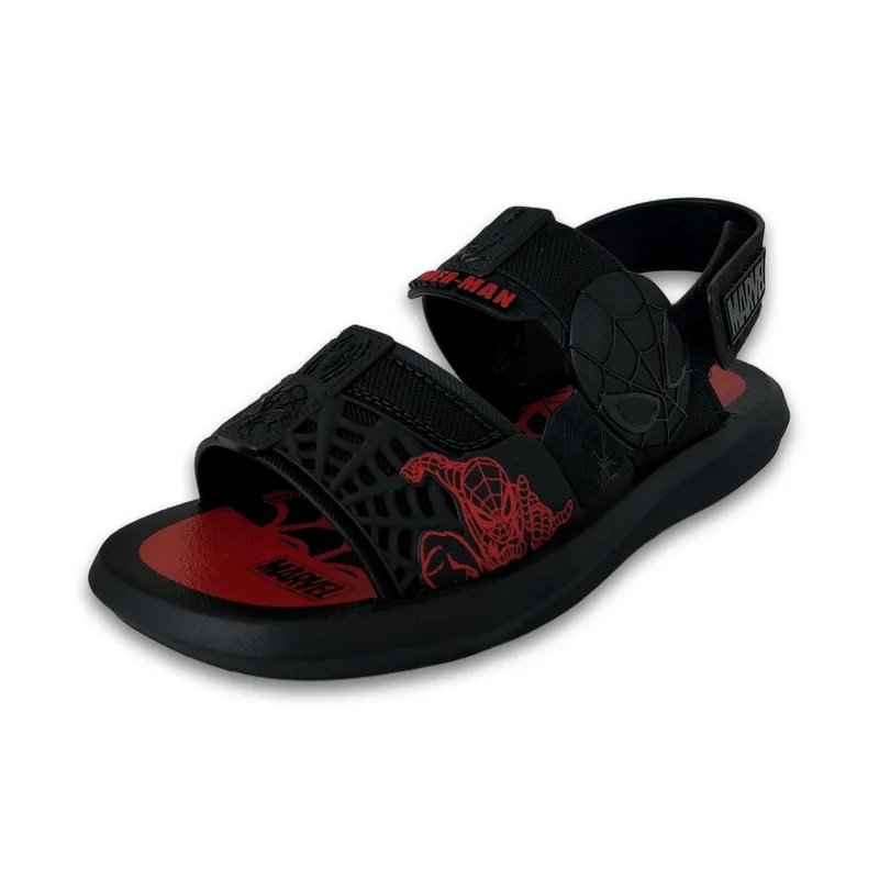 Sandália Grendene Kids, Preto/Vermelho