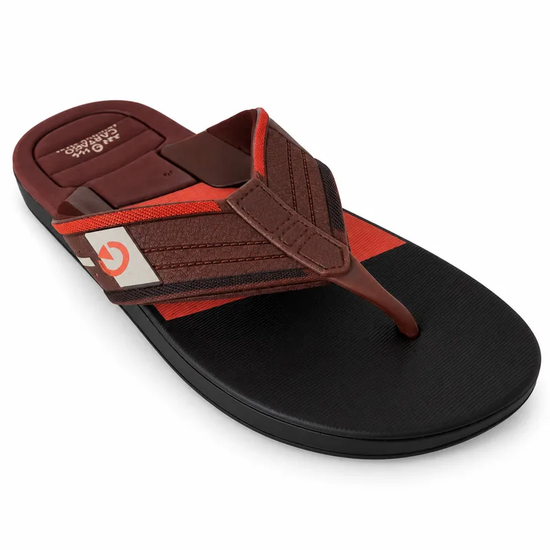 Chinelo Cartago, Marron/Laranja