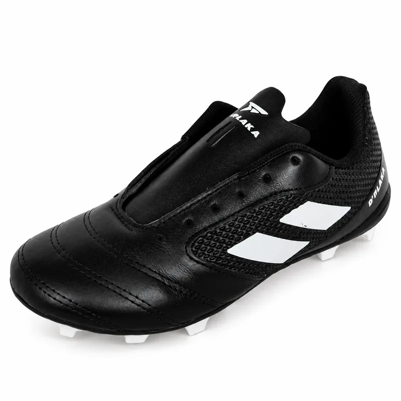 Chuteira Dplaka, Preto/Branco