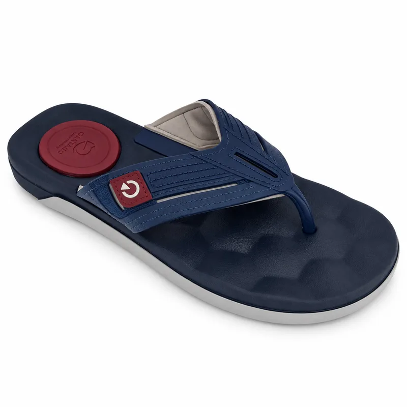 Chinelo Cartago, Azul/Cinza/Bordo