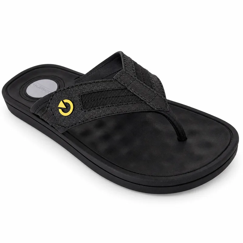 Chinelo Cartago, Preto/Preto