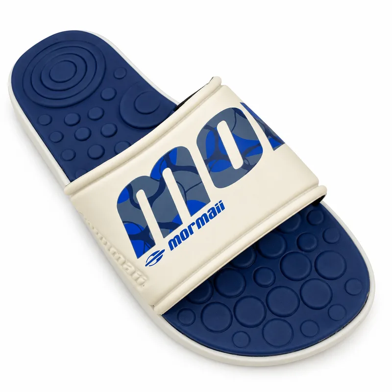 Chinelo Rider, Branco/Azul