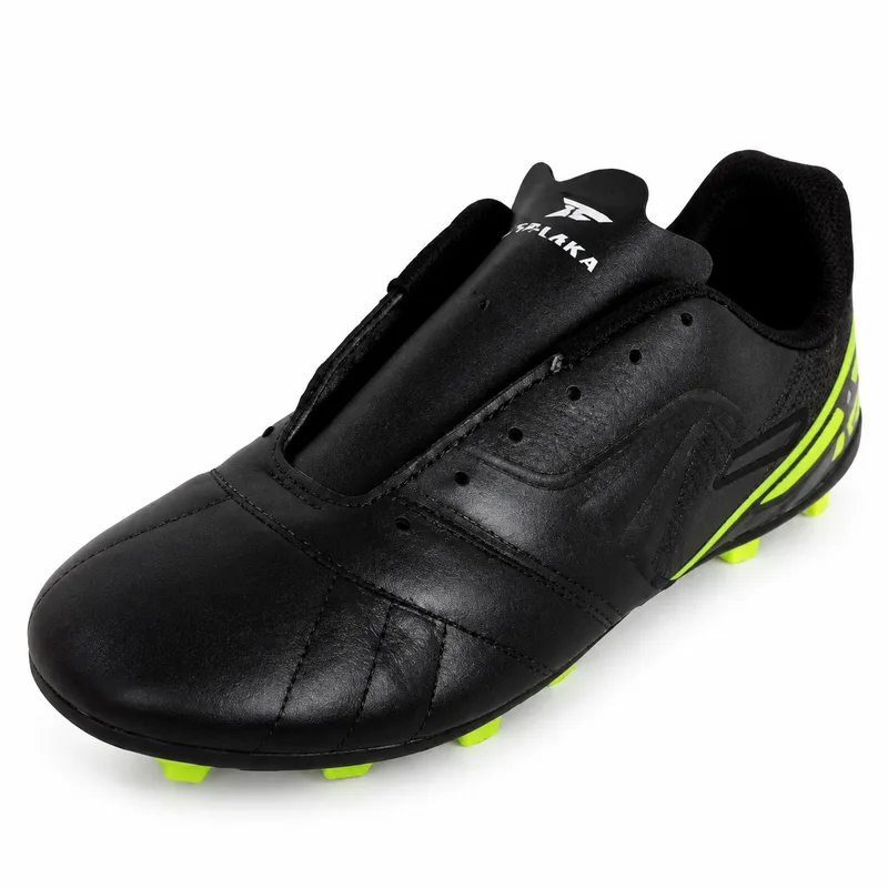 Chuteira Dplaka, Preto/Limao