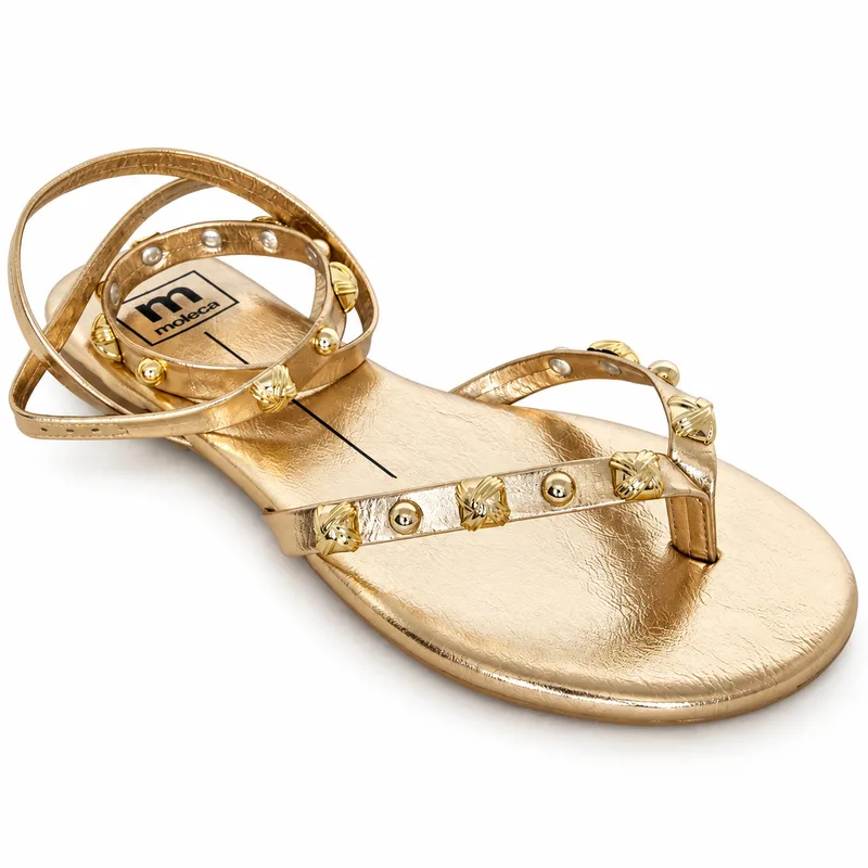 Sandália Moleca, Dourado