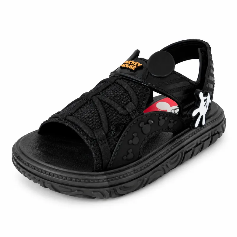 Sandália Grendene Kids, Preto/Vermelho