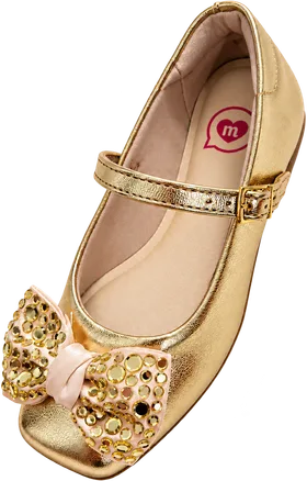 Sapatilha Molekinha, Dourado