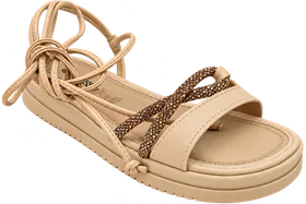 Sandália Mississipi, Cotton/Ouro Light